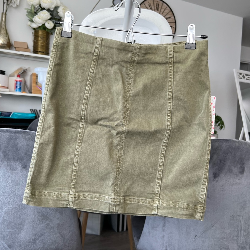 Free People Denim skirt